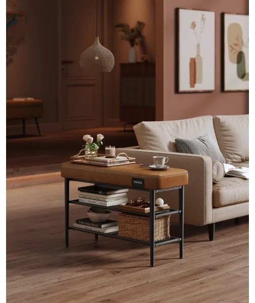 Botník ANDOR hnedý/čierny