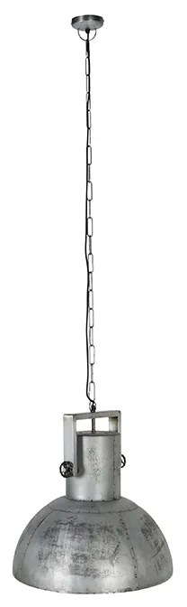 Priemyselné závesné svietidlo sivé 40 cm - Samia Sabo