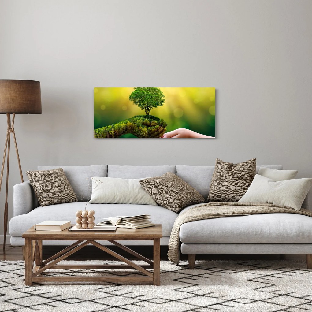 Obraz - Matka krajiny (120x50 cm)