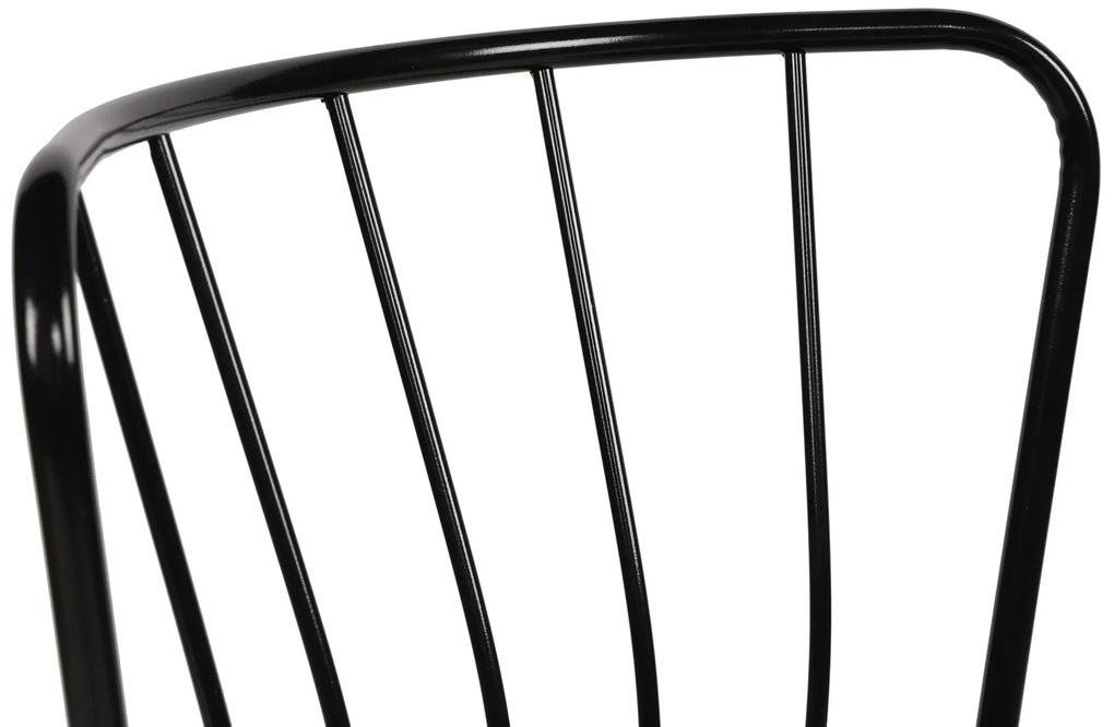 Súprava 2 ks jedálenských stoličiek Yildiz čierna