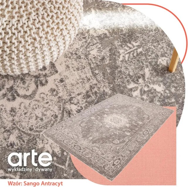Koberec Agnella Calisia M Sango Antracyt