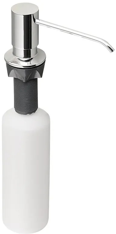 Sapho Sapho, Zápustný dávkovač mydla, predĺžená hubica, okrúhly, chróm, SP023L
