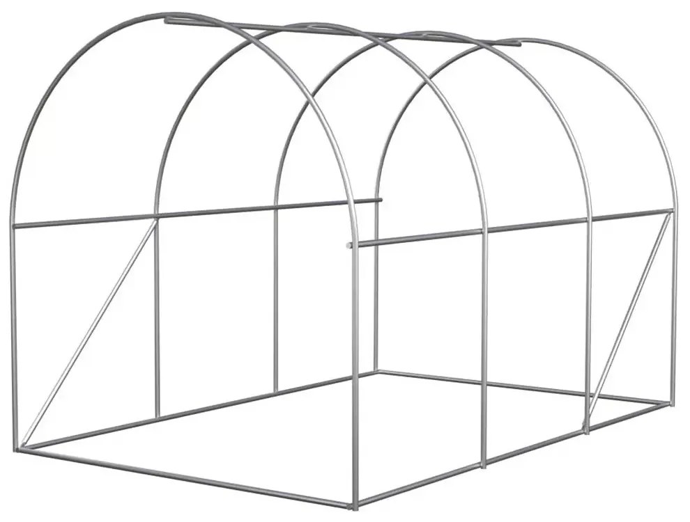 Záhradný fóliový tunel 2 x 3 x 2 m, zelený