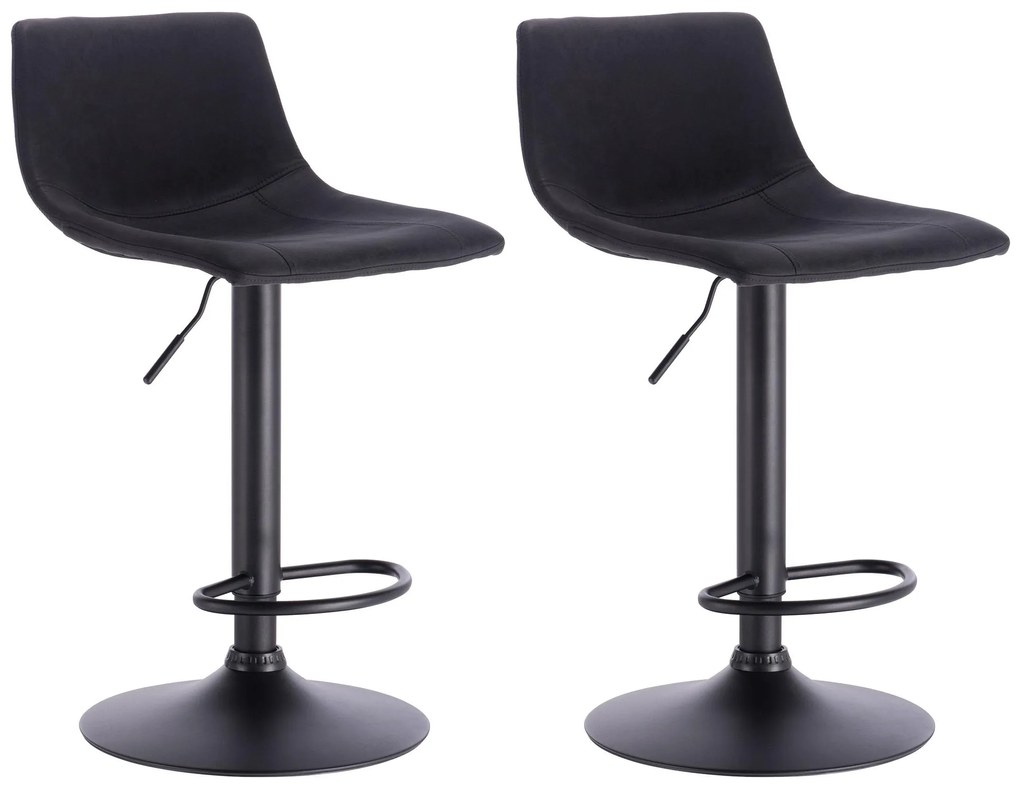 2x Barová stolička Hawaj CL-630-1 | čierna