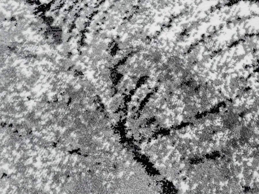 DC Koberec Lapiso SOFT 400 sivá čierna Rozmer: 80×150 cm