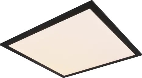 Stropné LED osvetlenie Alpha 45x45 cm, čierne%