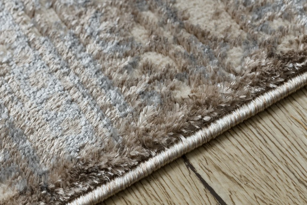 Koberec BLISS Z194AZ148 tmavo béžový / béžový - Abstrakcia