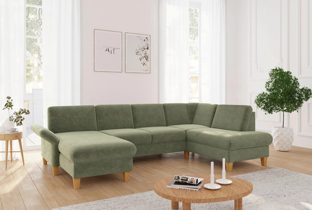 XXXLutz SEDACIA SÚPRAVA, textil, svetlozelená Sit & More - Sedačky - 00014401612Z