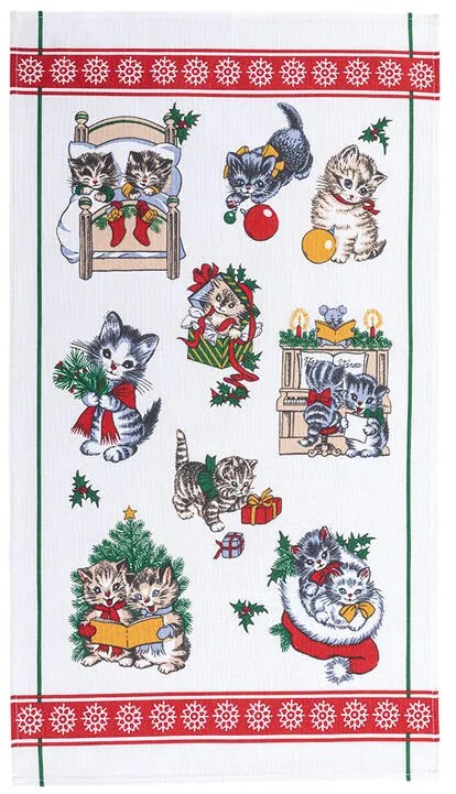 Bavlnené utierky VIANOCE 2025 42 x 70 cm sada 2 ks