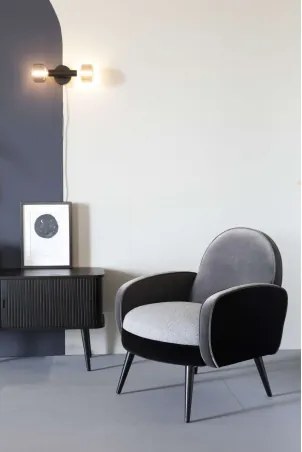 ZUIVER BARBIER BLACK komoda