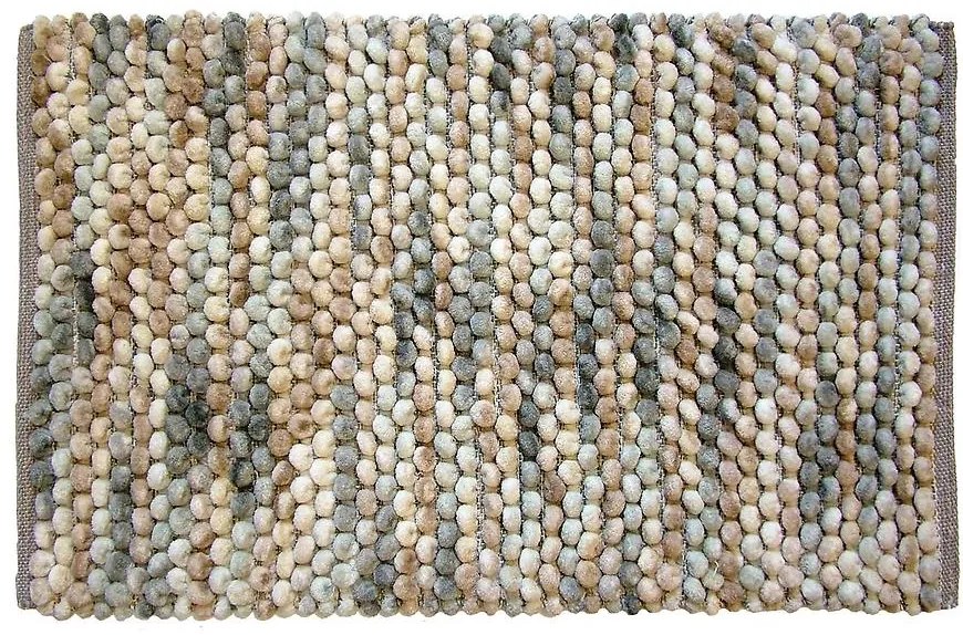 Kúpeľňový koberček Mosaic 50x80 cm, béžovo sivá