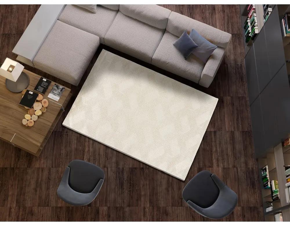 Krémovobiely koberec 200x290 cm Sign – Universal