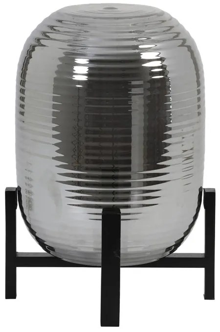 Stolné svietidlo NIBALI Glass Smoke
