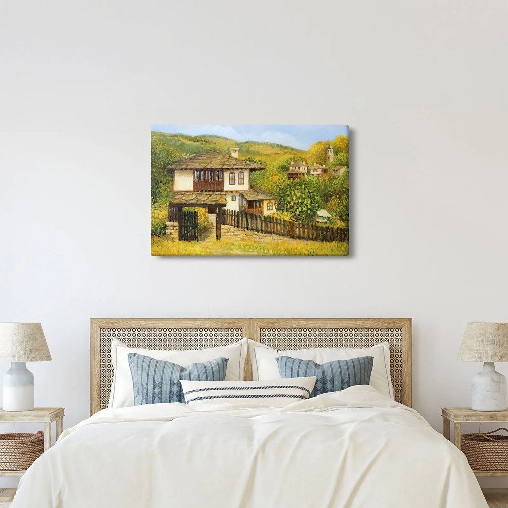 Obraz - Chalúpky v lete (90x60 cm)