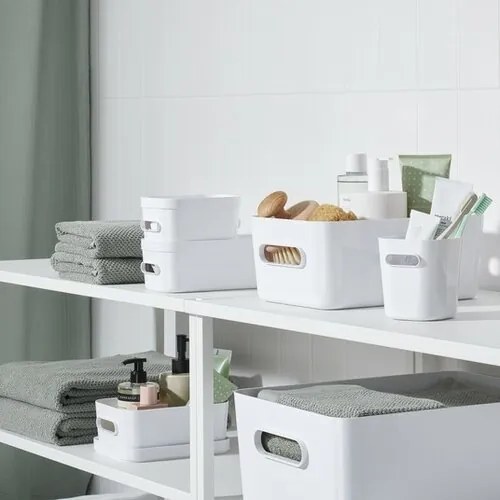 SmartStore Úložný box Compact XS, 0,6 l, biela, XS