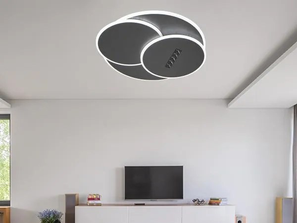 Moderné svietidlo NEDES stropné svietidlo + diaľkový ovládač 90W TA1322/B