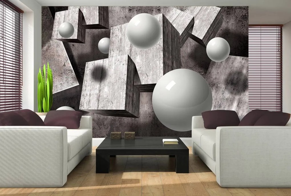 Fototapeta - Lopty 3D (254x184 cm)