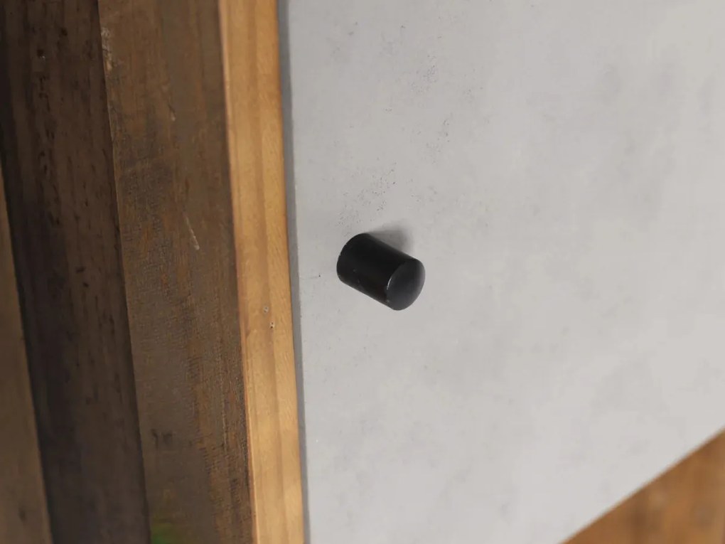 furniture-nabytek.cz - Masívna sada kúpeľňového nábytku Dingle z recyklovanej borovice a MDF, lakovaná, prírodná / sivá
