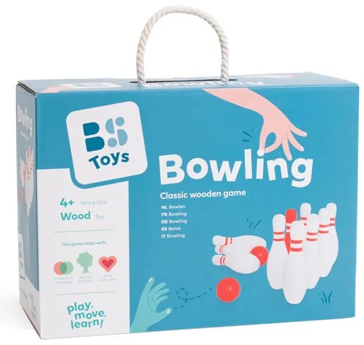 Bowling - červená & biela