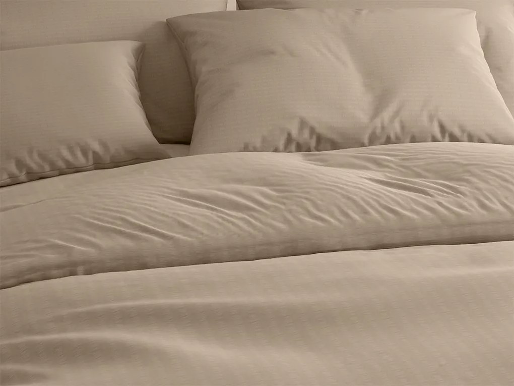 Krepové obliečky STANDO svetlohnedé Rozmer obliečky: 70 x 90 cm | 140 x 200 cm