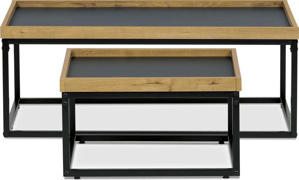 Konferenčný stolík CT-613 OAK Farba: Sivá