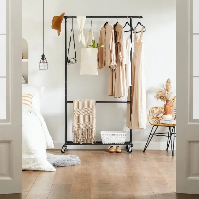 Vešiakový stojan na kolieskach HSR62BKV1