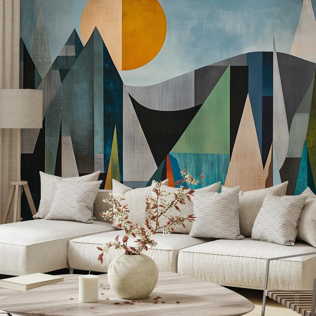 Fototapeta - Prírodná geometrická abstrakcia III. (147x102 cm)