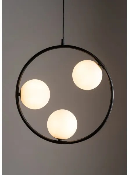 Luster na lanku AQUA 3xG9/12W/230V čierna