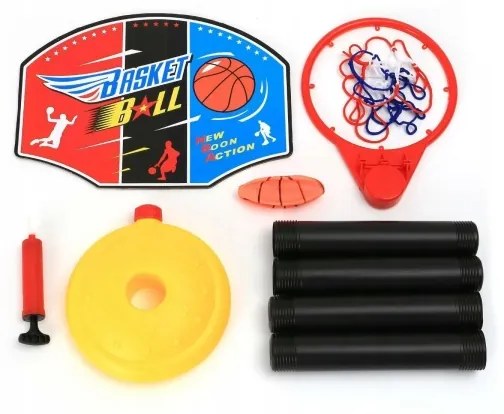 Basketbalový set Foxbuy BASKETBALOVÝ KOŠÍK 115CM NASTAVITEĽNÝ S LOPTOU
