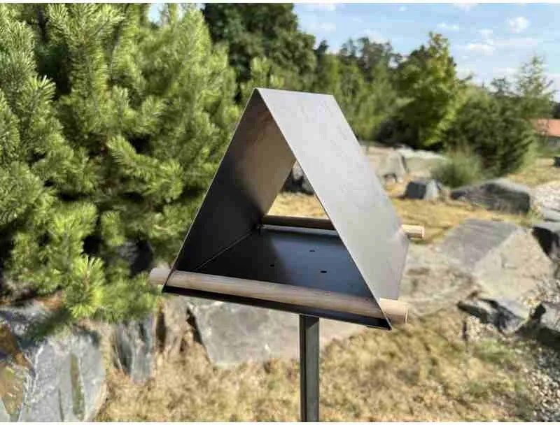 Vela Vtáčie kŕmidlo 25 x 25 x 20 cm, corten CORGARDEN 1041