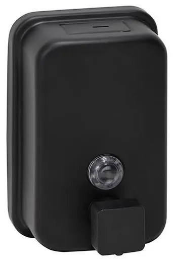 Dávkovač mydla 9,7x15 cm nerez/čierny