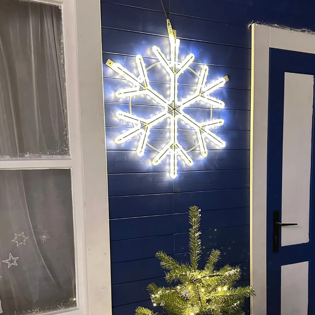 DECOLED LED svetlo III, závesné, priemer 80 cm, teplá biela