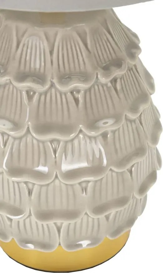 Stolná lampa Pigny 30,5 cm sivá
