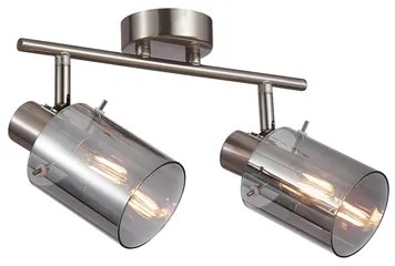 Bodové nastaviteľné svietidlo SARDO 2 reflektory strieborné