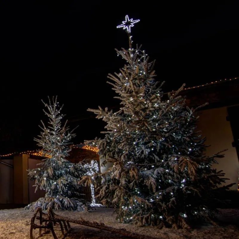 DECOLED Svetelná reťaz LED ELSLN, 40 m, 200 LED, IP44, vrátane napájania