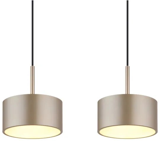 Globo 56964-4H - LED luster na lankách RAYMOND LED/40W/230V 3000K mosadz