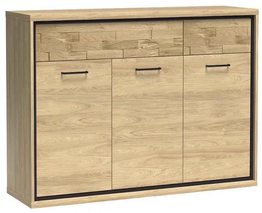 Komoda M7 Doska Mediolan Natural Hikora