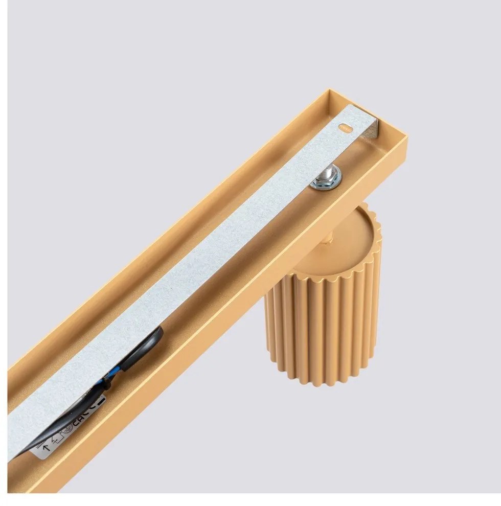 Bodové svietidlo v zlatej farbe 6,5x81 cm Gleam – Sollux