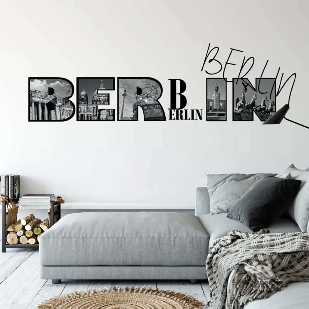 Nálepka na stenu - BERLÍN