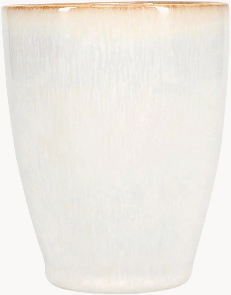 Šálky Artisan White, 4 ks