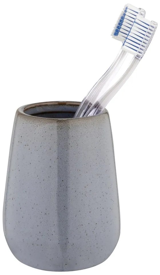 Sivý keramický téglik na zubné kefky Sirmione – Wenko
