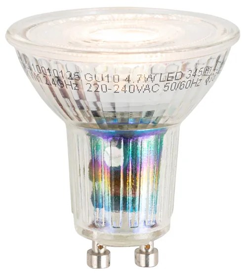 Inteligentný stropný reflektor čierny 2-svetelný nastaviteľný vrátane 2 Wifi GU10 50mm - Renna