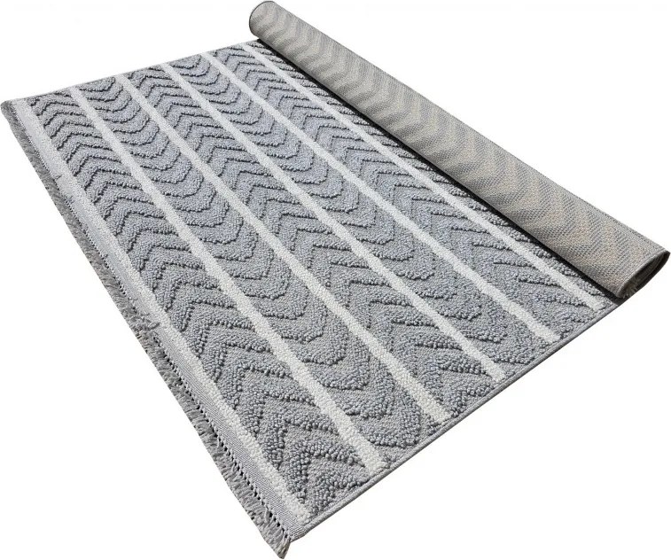 DC Koberec Milano 026 sivá krémová Rozmer: 140×190 cm