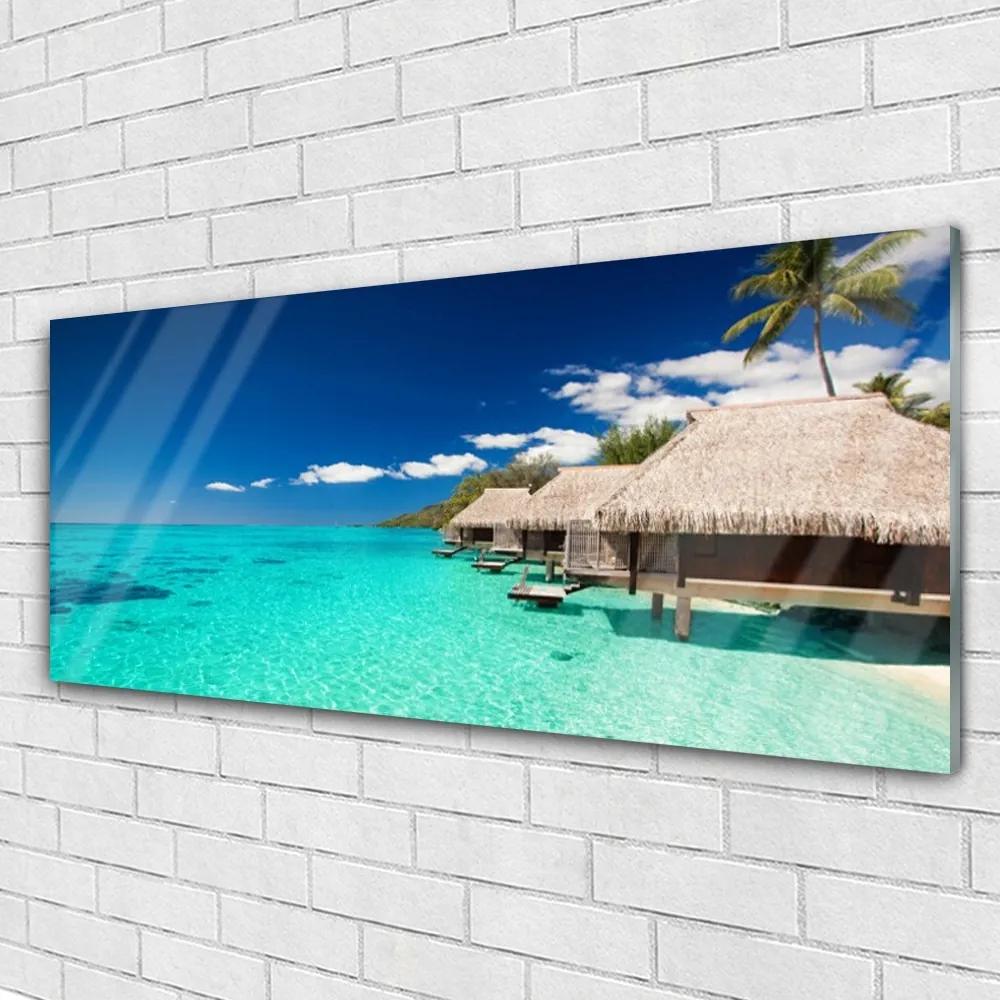 Obraz na akrylátovom skle More príroda 125x50 cm