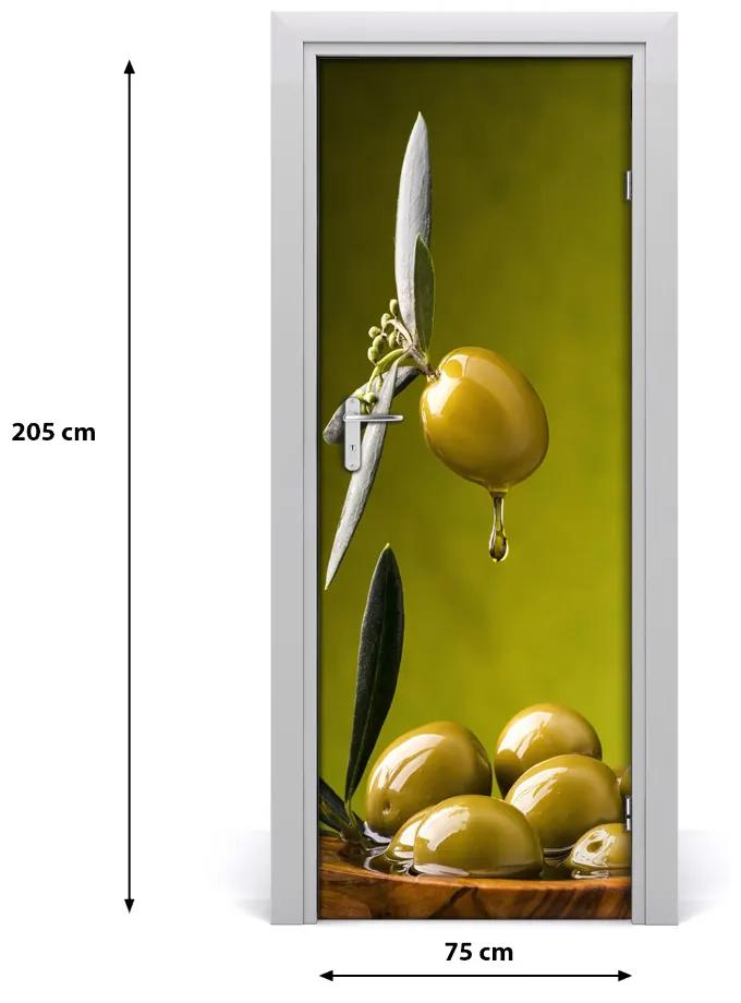 Fototapeta na dvere samolepiace oliva z oliviek 75x205 cm