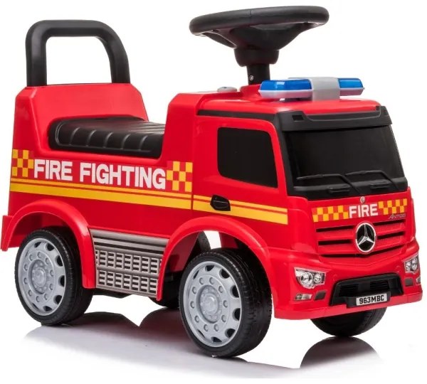 Odrážadlo Mercedes Hasiči 2xAA červená