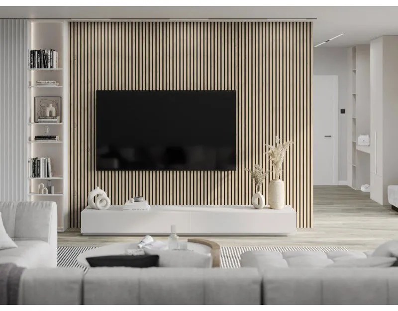 Mexen Lam-B, stenové lamely 275 × 31,5 cm, HDF doska 4 mm, dub perlový, S100-275317-2812-058