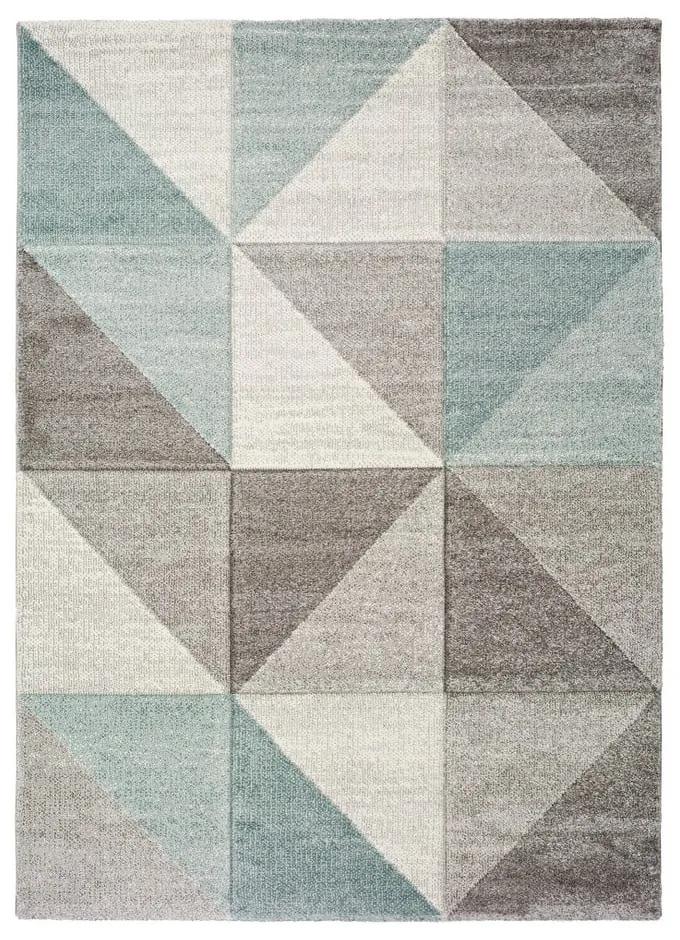 Modro-sivý koberec Universal Retudo Naia, 60 × 120 cm