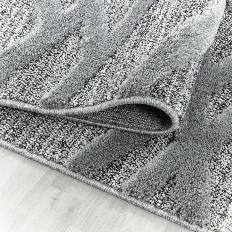 Ayyildiz koberce Kusový koberec Pisa 4706 Grey kruh - 80x80 (priemer) kruh cm