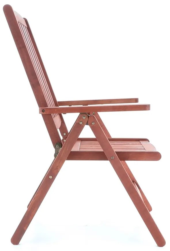 Záhradná stolička Shen, hnedá